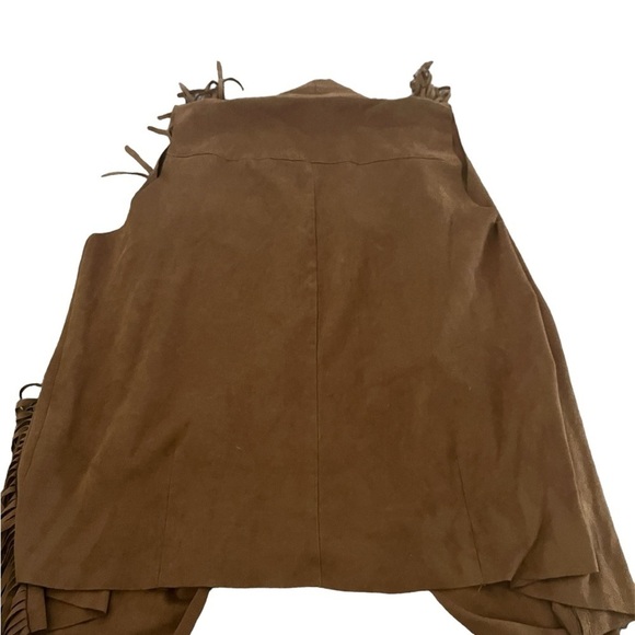I Jeans by Buffalo Women’s Faux Suede Open Front Vest - Picture 4 of 4